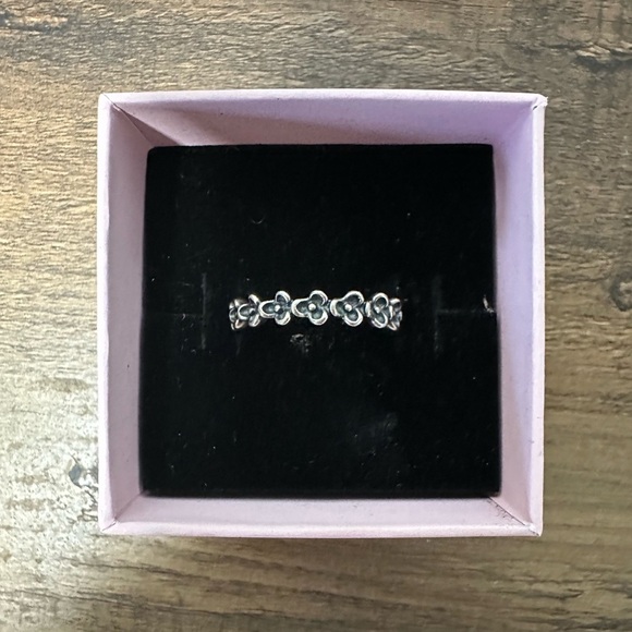 Pandora Jewelry - Pandora Sterling Silver Floral Ring, Size 6.5